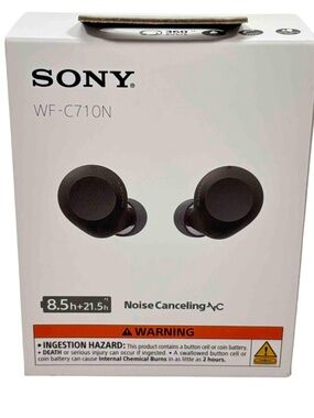 Sony WF-C710N Black Noise Canceling Earbuds